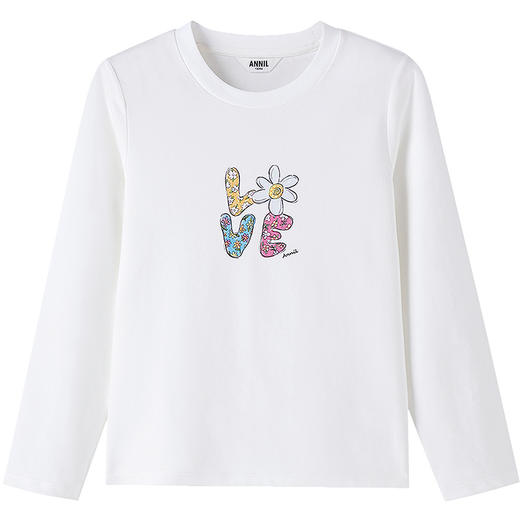 【实体店同款】女童长袖针织衫春季新款安奈儿童装AG611079 商品图5