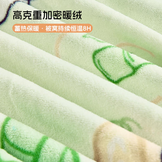 多喜爱 多喜爱 印花牛奶绒套件【不起球 不掉毛】【 A类高克重】【柔软舒适 抗静电】奶团滚滚 商品图3