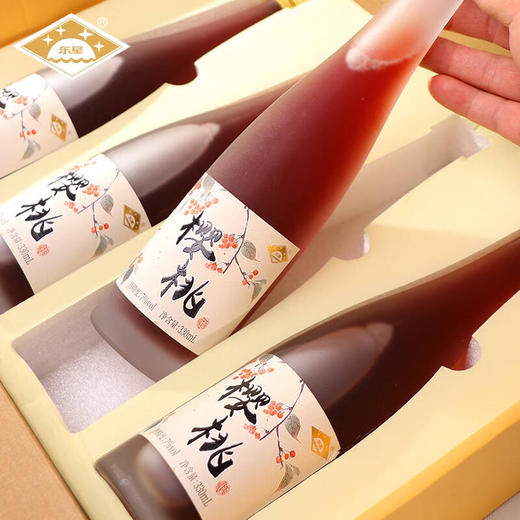 东星樱桃酒经典果酒瓶装7度樱桃小酒 330ml 沈农食品产业研究院 商品图2