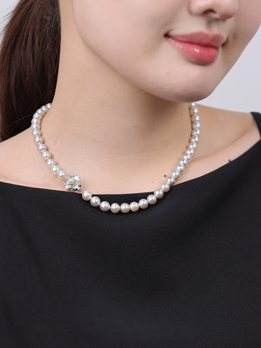 【挚友限定】s925银真多麻色串珠7.5-8mm 商品图0