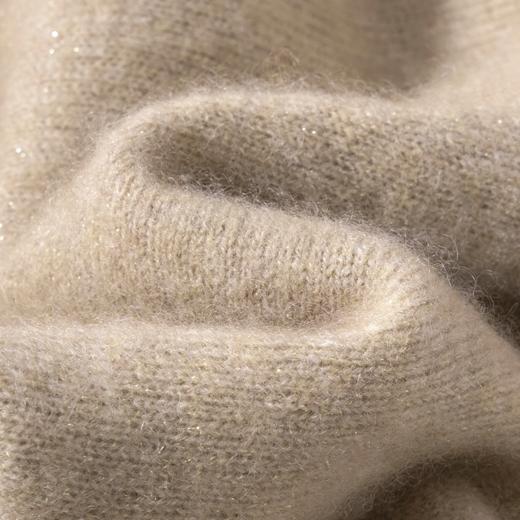 Grace&Glam 云朵保暖羊绒羊毛V领拉绒毛衣 商品图4