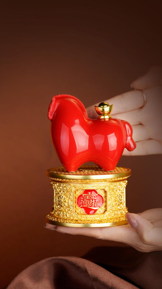 【彼达思】财源滚滚马上发摆件 商品图1