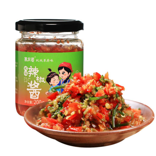 【自营】内蒙古巴林右旗古巴林右旗韭花酱风味辣酱组合200g*2 商品图1