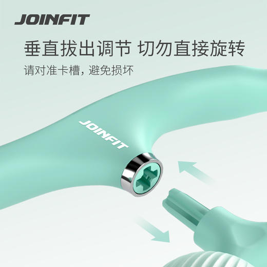 JOINFIT环形夹腿滚轮按摩器颈部肌肉放松滚腿器材泡沫轴 商品图2