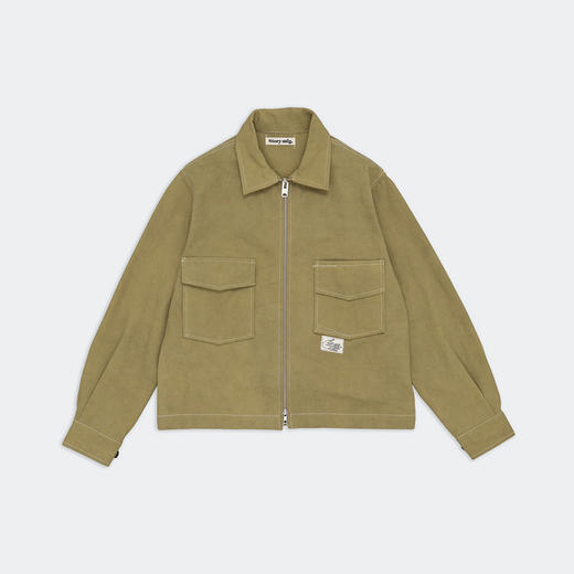 Story mfg 555 JACKET 男女中性款天然植物染色工装夹克外套 商品图3