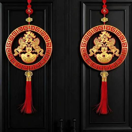 2026马年春节中式金马入户高档挂饰新年壁饰电视背景墙客厅挂件 商品图3