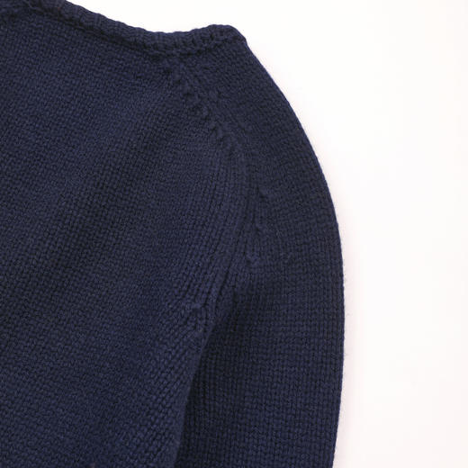 ROMI STUDIO“经典学院”羊毛针织棱格宽松套头毛衫 RWDSS61765 商品图4