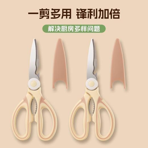 厨房多功能剪刀  家用不锈钢鸡骨剪子杀鱼烤肉全钢3.264 商品图1