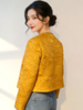 SZ6R15_明黄色/庭芜绿色_外套_秋冬_新中式圆领对襟一字盘扣暗纹提花绗_高级女装_BERNIEELEN 伯妮斯茵 商品缩略图2