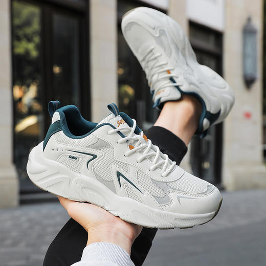 满199享中筒袜【奥莱线下同款】Sobey速波 超轻复古老爹休闲鞋【脚感轻盈 高弹缓震】 商品图9