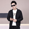 春秋季帅气修身外套男士潮牌暗花时尚休闲个性连帽夹克  KLNA-J2138* 商品缩略图0