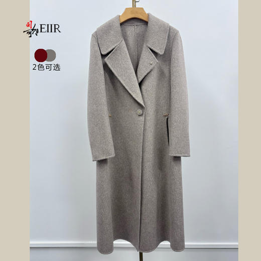 司歌绵羊毛双面尼中长大衣收腰秋冬女Q92G033 商品图2