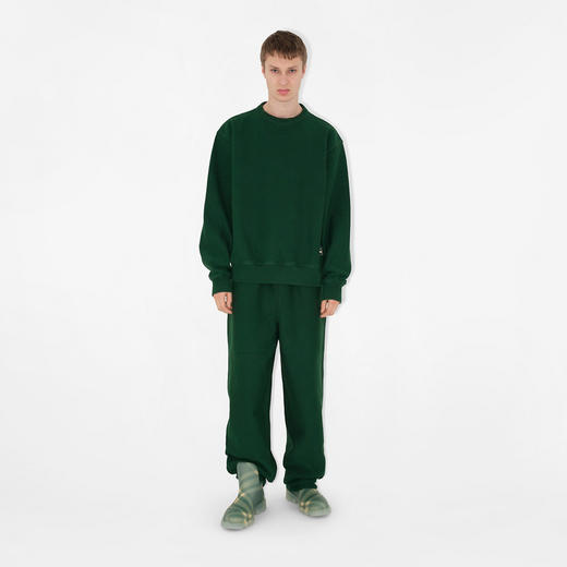 BURBERRY 巴宝莉 男士马术骑士徽标贴花棉质运动卫衣 绿色 8081222 B8636 商品图3