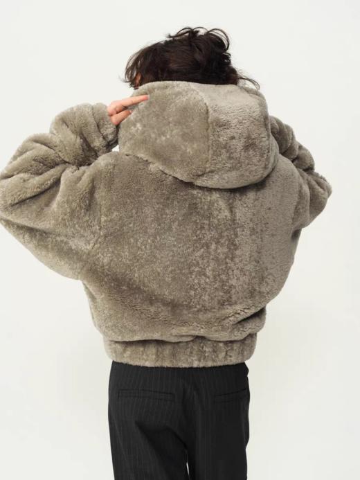 Evistub girls/E-5DWT1439/美拉德棕咖毛绒麂皮外套 商品图1