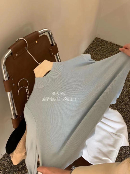 39.9 任选2件 𝟖色可选【半高领仿羊绒打底衫】太软糯舒服了 商品图9