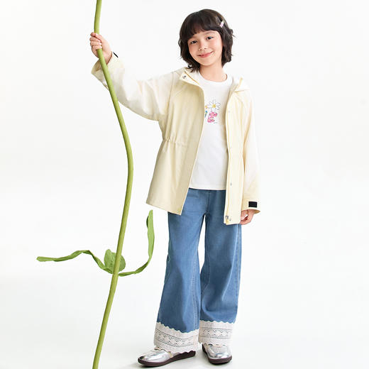 【实体店同款】女童全腰长裤春季新款安奈儿童装AG616114 商品图5