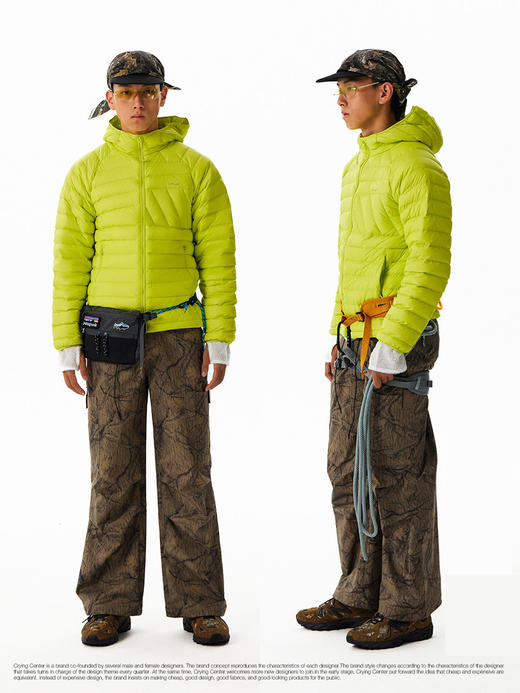 CryingCenter羽绒连帽排骨衣90%鹅绒服  男女款 哭喊中心 商品图1