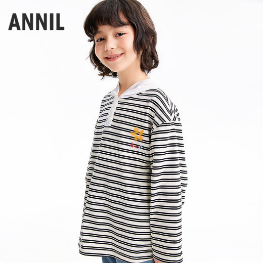 【实体店同款】女童长袖针织衫春季新款安奈儿童装AG611113 商品图2