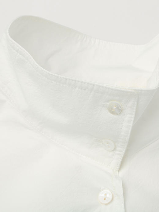 高级感立领飘带白衬衫 春季新款宽松显瘦通勤气质长袖上衣 商品图2