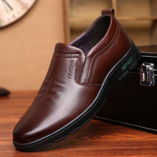 2025春秋皮鞋男真皮耐磨软面休闲鞋子软底头层牛皮百搭男鞋透气 商品图2