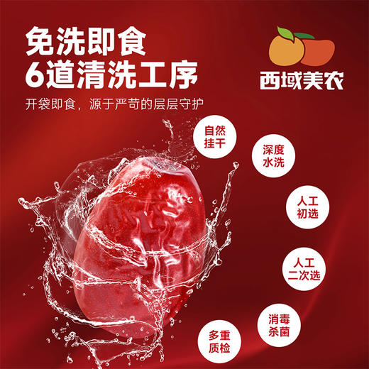 西域美农 和田红枣2kg 礼盒装 顺丰发货 商品图4