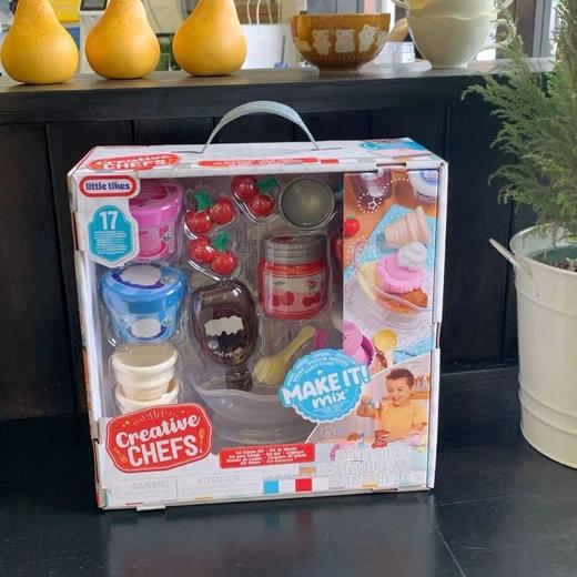 Little tikes MGA/miniverse创意厨师仿真厨房华夫饼过家家女孩玩具新年礼物 商品图1