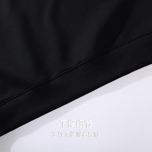 【舒适透气】圣得西2026年春季国潮落肩男款假两件卫衣套头针织衫 商品图8