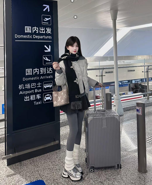 YP75-驴家经典款印花流苏围巾（DSX） 商品图0