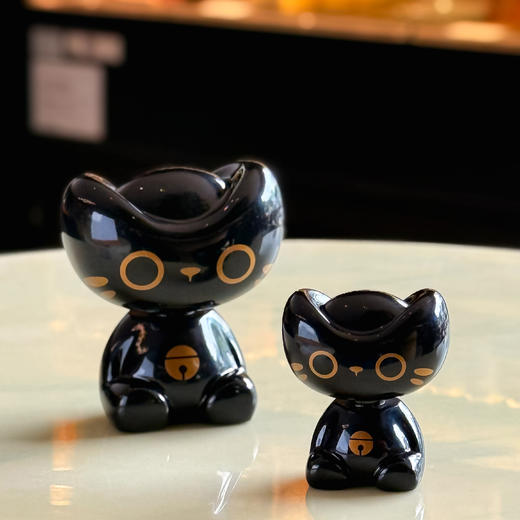  元宝吉造 元宝猫艺术摆件礼盒 商品图3
