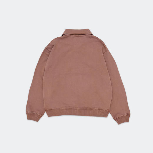 Story mfg GEO PULLOVER 男女中性款复古半拉链串珠卫衣 商品图4
