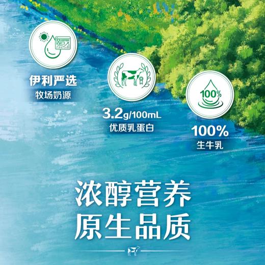山东专属【一次到手5箱 共50盒】伊利严选牧场牛奶 无菌砖牛奶全脂生牛乳200ml*10盒/提*5提 浓醇营养 原生品质 商品图3