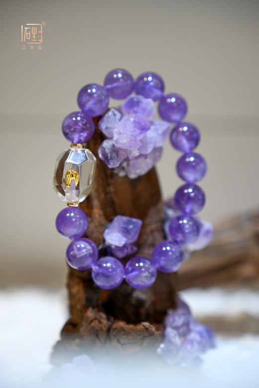 三生石·马语者 紫气东来 紫水晶手链 商品图0
