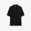 BURBERRY 巴宝莉 男士马术骑士刺绣徽标棉质短袖 Polo 衫 黑色 8083600 A1189 商品缩略图0