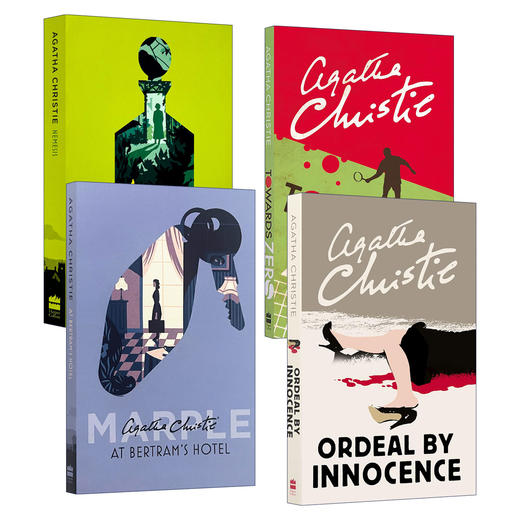 Collins正版进口阿加莎系列 马普尔小姐探案第三季4册 英文原版 Miss Marple 英文版推理侦探小说 伯特伦旅馆之谜 无妄之灾 复仇女神 零时 商品图0