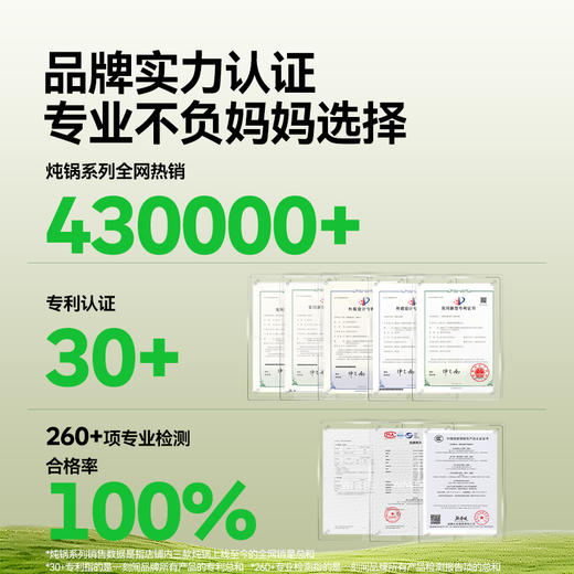 一刻间微压电炖锅小型宝宝专用米油辅食锅YKJ023 商品图1