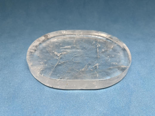 迷罗元和堂 白水晶盘长约13cm 宽约10.4cm【器悟雅玩】 商品图0