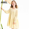【实体店同款】女童长袖梭织连衣裙春季新款安奈儿童装AG613052 商品缩略图1