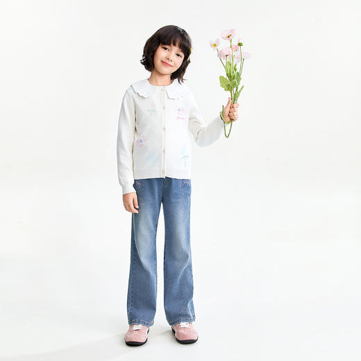 【实体店同款】女童针织开衫春季新款安奈儿童装AG614047 商品图3