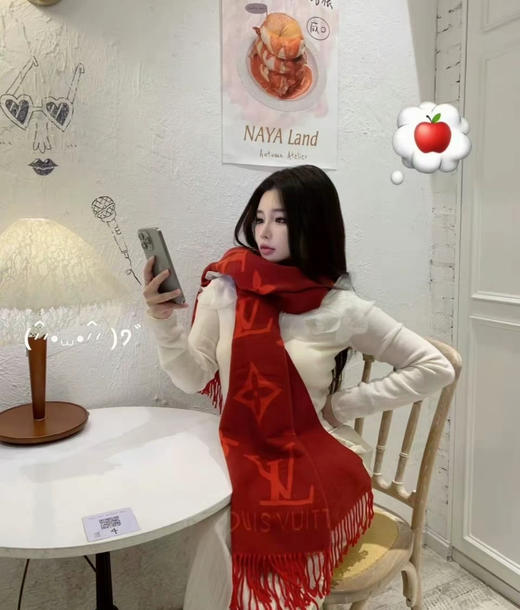 YP75-驴家经典款印花流苏围巾（DSX） 商品图6