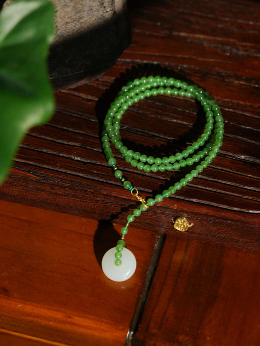 和田玉碧玉手串 商品图0