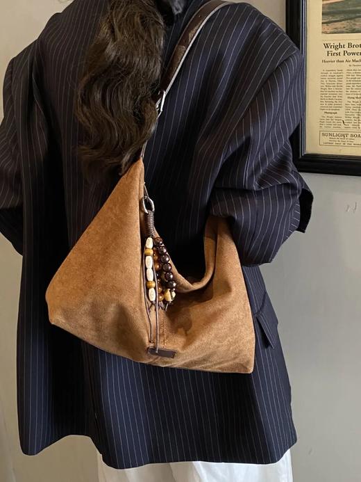 麂皮绒包包系列 ｜ 3款爆火包包，高级老钱风，一搭很时髦！ 商品图0