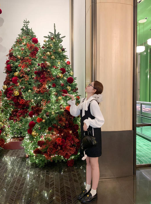 <曾小咸推荐>2.4现货秒杀 ！微信超特价！系带蝴蝶结衬衫 日常179.99 立减100 秒杀79.99！！小香风背心连衣裙  秒杀89.99！！ 商品图12