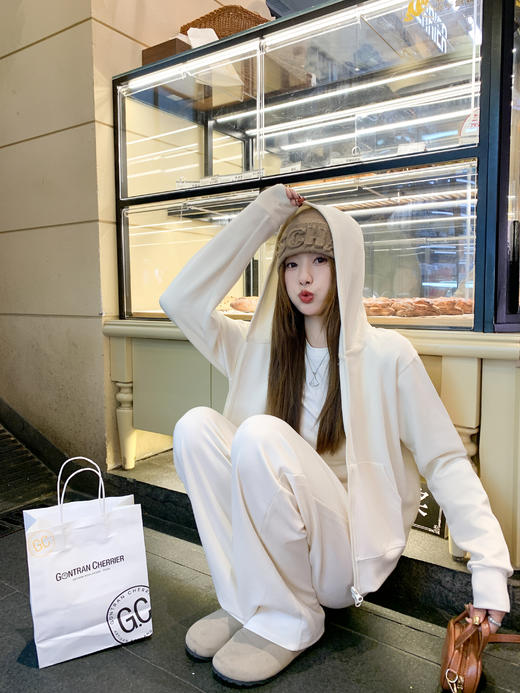 <曾小咸推荐>现货秒杀 ！微信超特价！韩系休闲卫衣套装 日常219.99 立减90 秒杀129.99！！ 商品图6