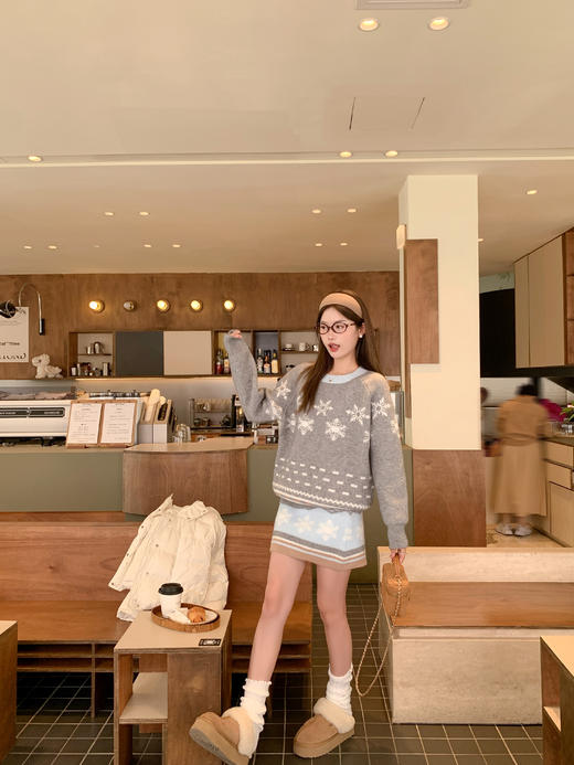 <曾小咸推荐>现货秒杀 ！微信超特价！费尔岛针织衫 日常189.99 立减110 秒杀79.99！！半裙 日常129.99 立减70 秒杀59.99！！ 商品图8