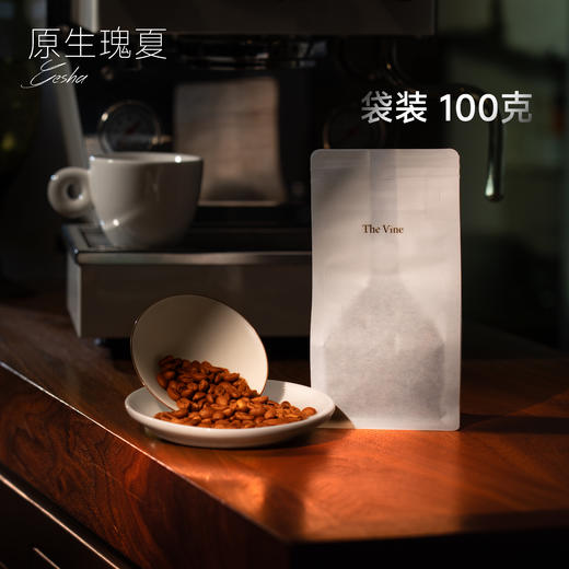 红标   原生瑰夏 100g 整豆 袋装 商品图0