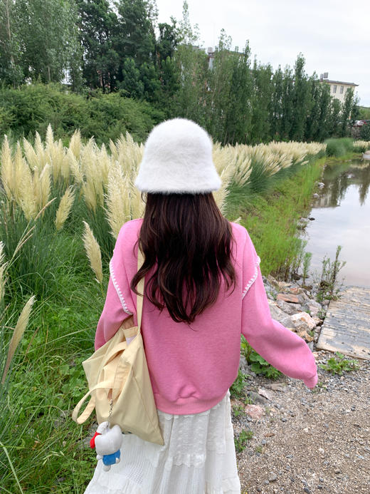 <曾小咸推荐>现货秒杀 ！微信超特价！蕾丝蝴蝶结卫衣 日常199.99 立减110 秒杀89.99！！ 商品图9