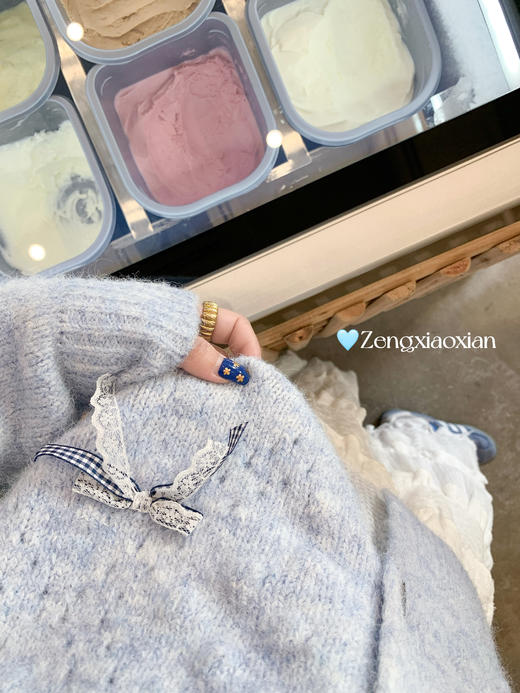 <曾小咸推荐>现货秒杀 ！微信超特价！韩系蝴蝶结开衫 日常209.99 立减120 秒杀89.99！！ 商品图12