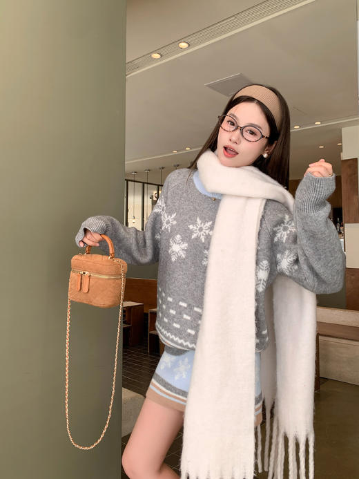 <曾小咸推荐>现货秒杀 ！微信超特价！费尔岛针织衫 日常189.99 立减110 秒杀79.99！！半裙 日常129.99 立减70 秒杀59.99！！ 商品图9