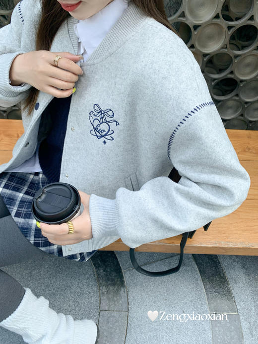 <曾小咸推荐>现货秒杀 ！微信超特价！ 刺绣棒球服外套 日常289.99 立减150 秒杀139.99！！ 商品图11