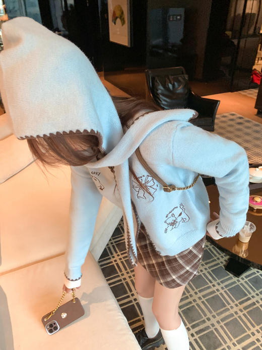 <曾小咸推荐>现货秒杀 ！微信超特价！刺绣毛衣开衫 日常199.99 立减110 秒杀89.99！！ 商品图7